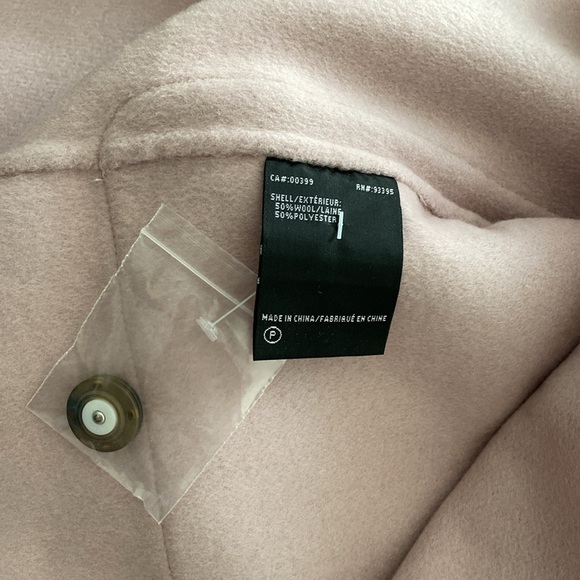 New Nuage Wool Blend Lapel Collar Duster Coat Size L|G - Picture 14 of 16